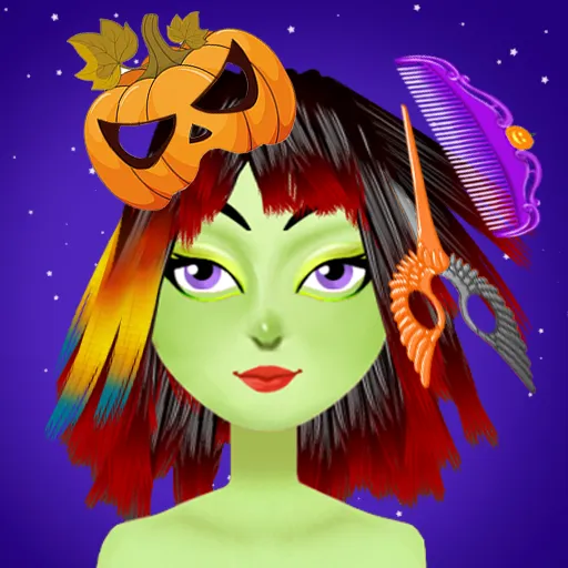 Game icon for Hair Salon : Halloween Stylish by Happy Run
