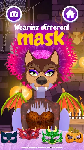 Gameplay screenshot 3 from Hair Salon : Halloween Stylish - Casual game